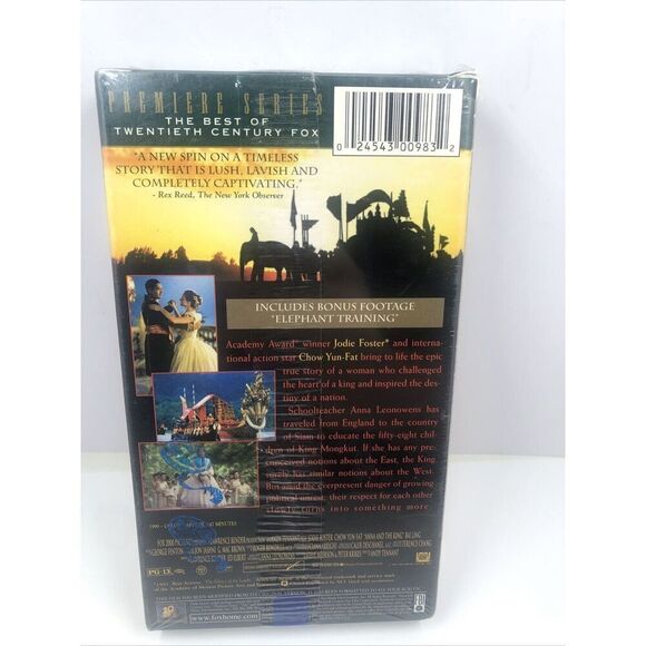 Anna and the King (VHS, 2000, Premiere Series) SEALED, JODIE FOSTER - Picture 5 of 12